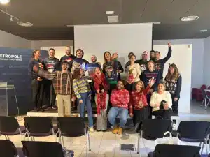Concours des pull de Noel des leons